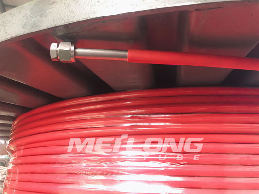 Hydrostatic Tested TPV Encapsulated Control Line Chemical Injection Line For Downholes