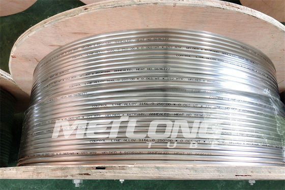 1 / 2 '' OD X 0.065 '' Nickel Alloy Tubing Geothermal Downhole Tubing Duplex 2205