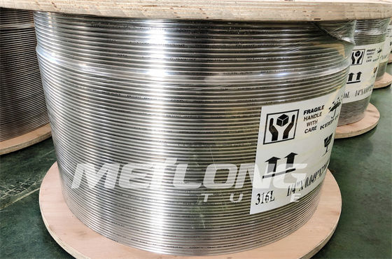 0.125inch Hydraulic Control Line ASTM B704 SS Hydraulic Tubing 0.028 Psi