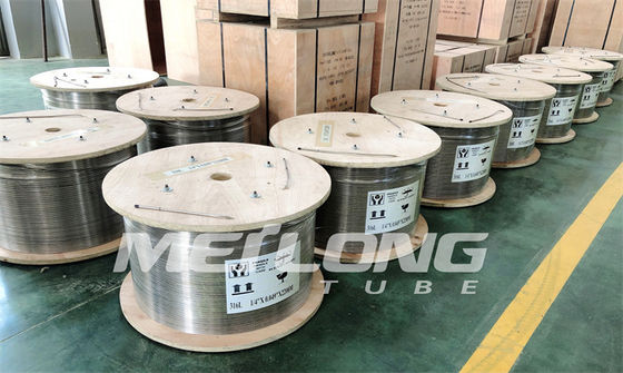 Geothermal Nickel Alloy Tubing Cold Drawn Seamless Tubing Injection Line